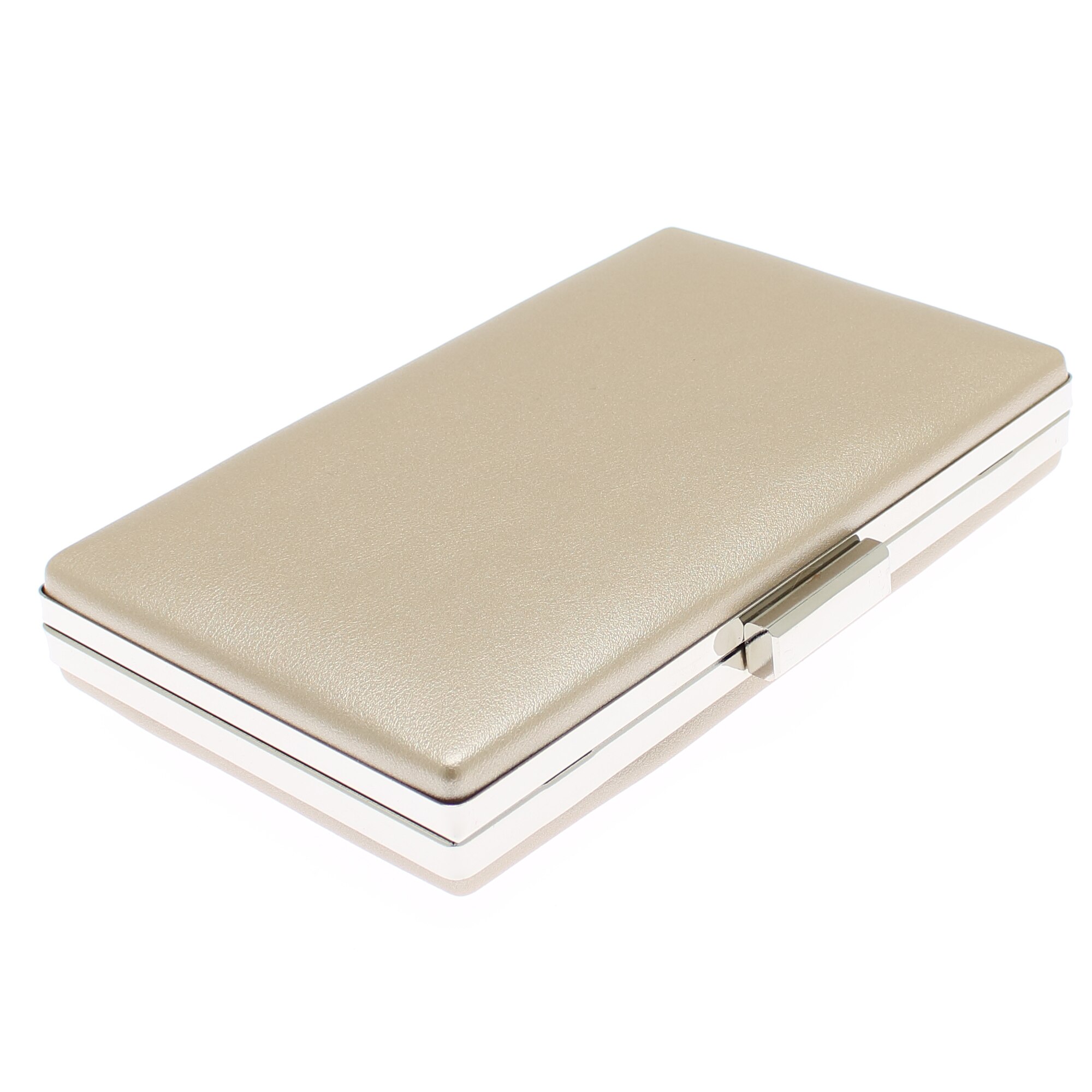 Geanta plic, clutch pentru dama, din piele ecologica, Auriu, 19x12x3 cm - GND46