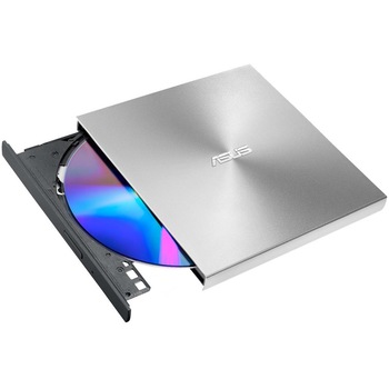 DVD writer extern ASUS ZenDrive U8M, 8X, ultra-subtire 13.9mm, suport M-DISC, USB tip C, compatibil Windows si Mac OS, Nero BackItUp, E-Green, Argintiu DVD writer extern ASUS ZenDrive U8M, 8X, ultra-subtire 13.9mm, suport M-DISC, USB tip C, compatibil Windows si Mac OS, Nero BackItUp, E-Green, Argintiu