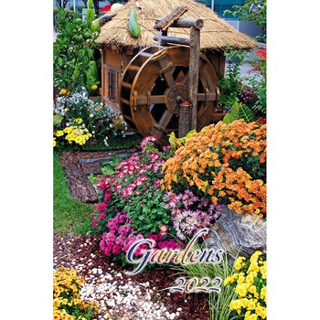 Calendar de Perete 2022, GARDENS, 31,5x48cm, 12 File si Coperta, spira metalica dubla Calendar de Perete 2022, GARDENS, 31,5x48cm, 12 File si Coperta, spira metalica dubla