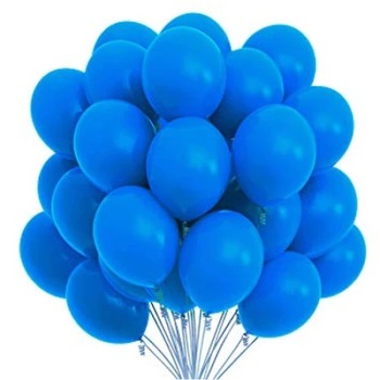 Set 100 baloane albastre 28 cm Set 100 baloane albastre 28 cm