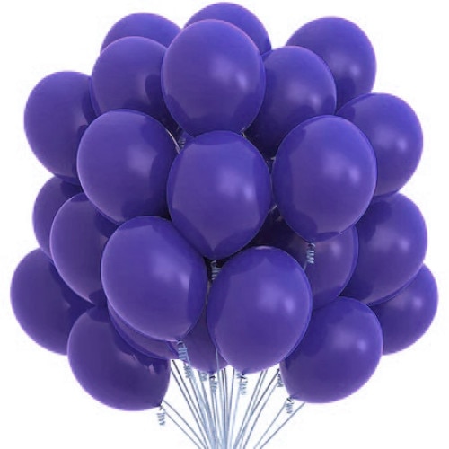 Set 100 baloane mov 28 cm