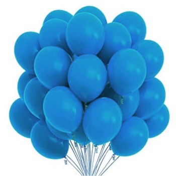 Set 100 baloane turquoise 28 cm Set 100 baloane turquoise 28 cm