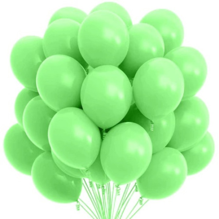Комплект от 100 балона, 28 см, lime green