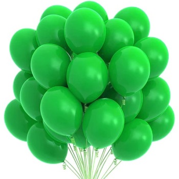 Set 100 baloane verzi 28 cm Set 100 baloane verzi 28 cm