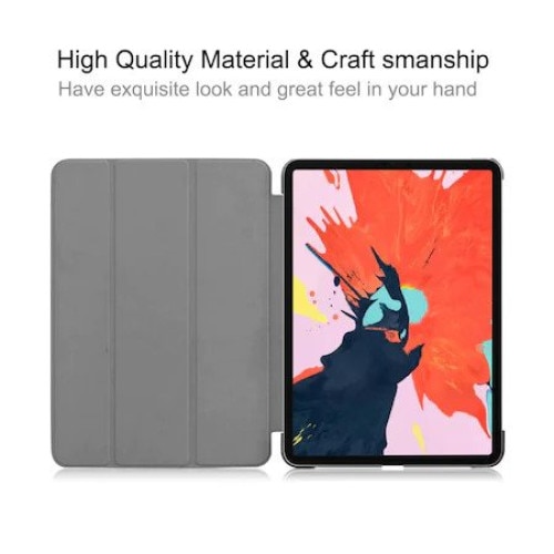 Husa Smart Cover compatibila cu Ipad Pro 12.9" 2020-2021-2022, Negru, TELGORBCS