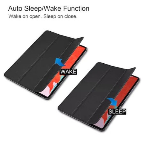 Husa Smart Cover compatibila cu Ipad Pro 12.9" 2020-2021-2022, Negru, TELGORBCS