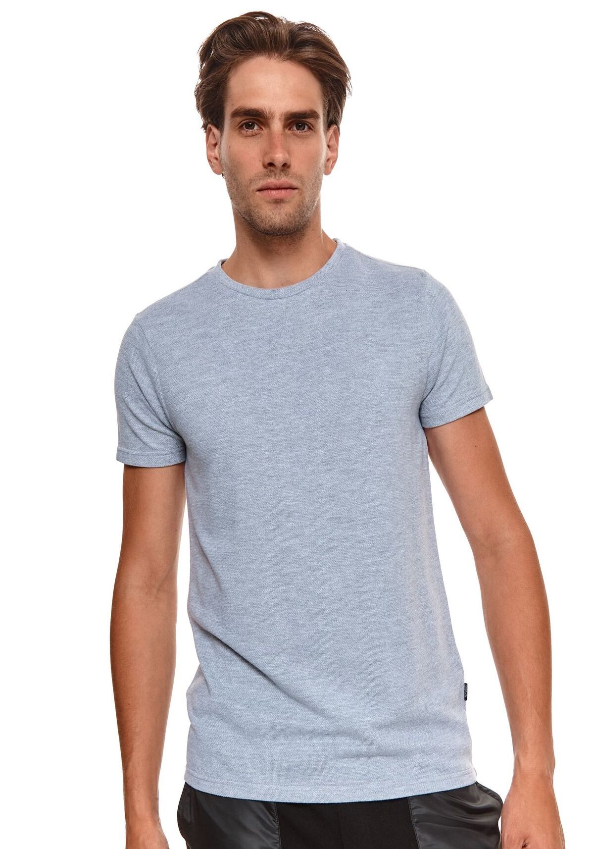 Tricou barbati, TOP SECRET, SPO5376, Gri