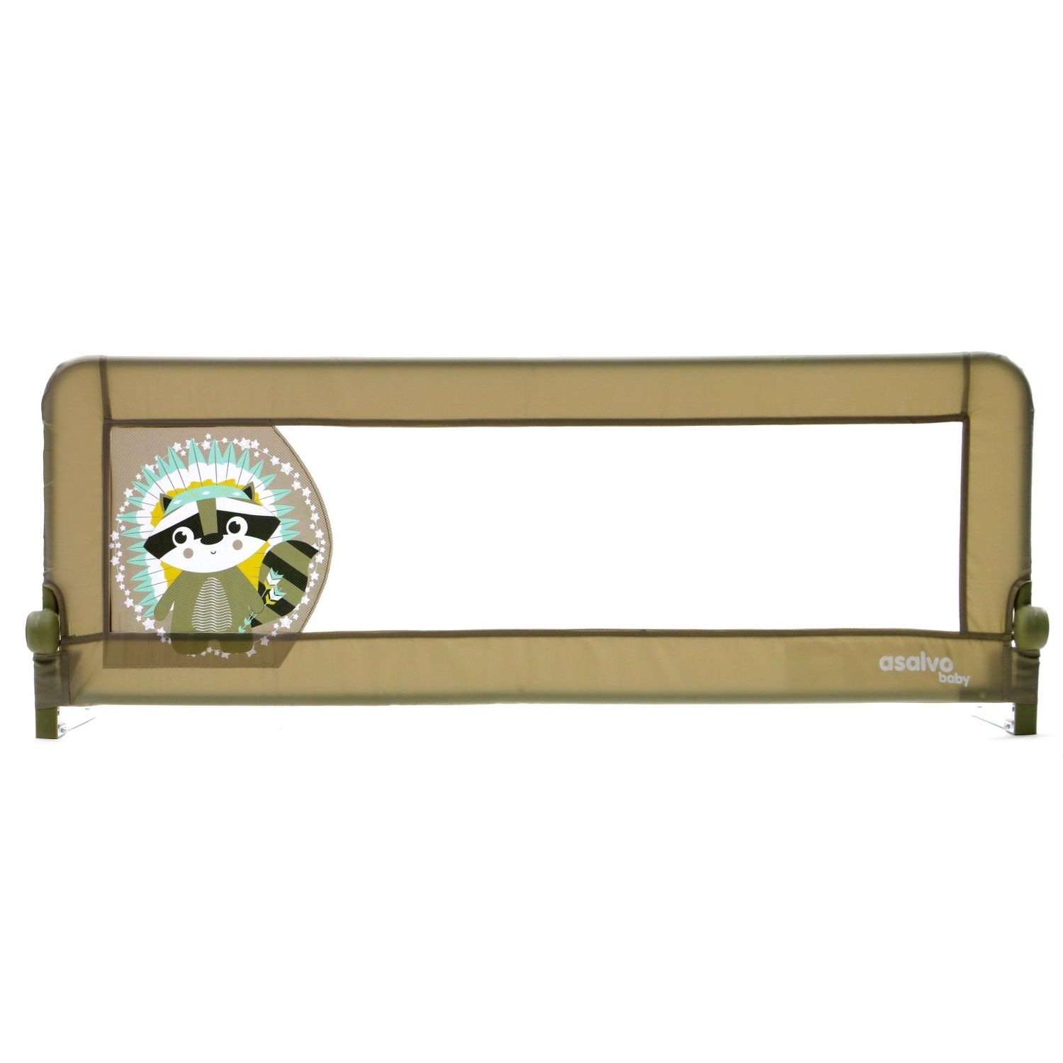 Bariera de siguranta 2 in 1 Raccoon Asalvo, 150 cm, Bej