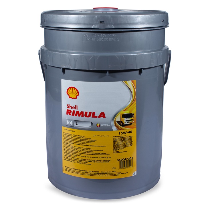 Ulei motor, Shell Rimula R4L 15W40, 20l