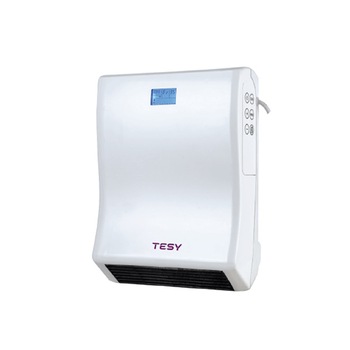 Aeroterma de baie Tesy, 2000 W, Regulator Electronic si Protectie impotriva contactului cu apa, IP24 Aeroterma de baie Tesy, 2000 W, Regulator Electronic si Protectie impotriva contactului cu apa, IP24