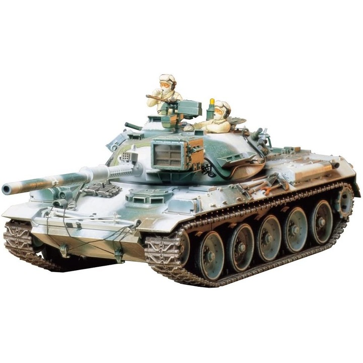 Военен модел Tamiya Type 74 Winter Version Japan Ground Self Defense Tank 1:35 TAM 35168