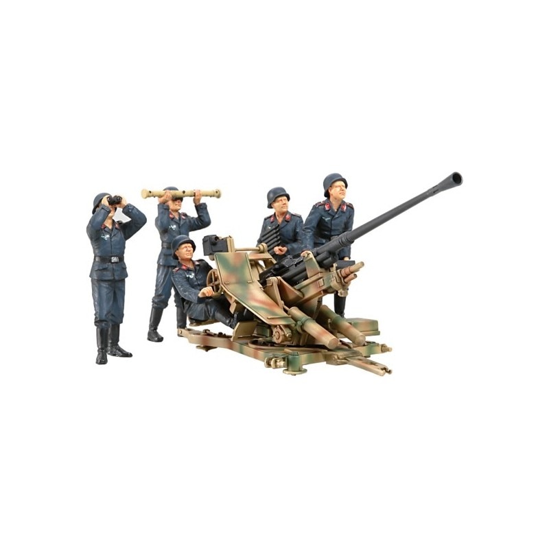 Macheta Militara Tamiya German 3,7cm Flak 37 Anti-aircraft gun with crew 1:35 TAM 35302
