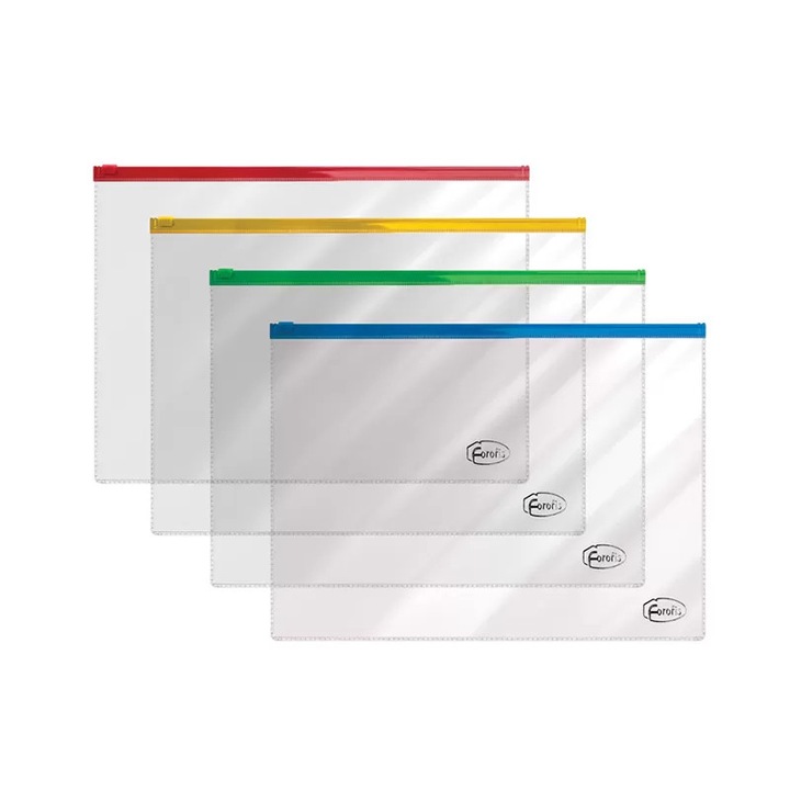 Folie de protectie Forofis 91136 A4 140 microni, cu fermoar