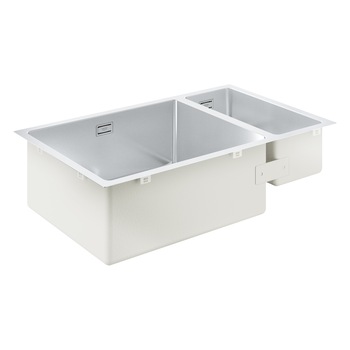 Chiuveta de bucatarie Grohe K700 31575SD1, 760 x 450 mm, montare in/pe blat, 2 cuve, inox Chiuveta de bucatarie Grohe K700 31575SD1, 760 x 450 mm, montare in/pe blat, 2 cuve, inox