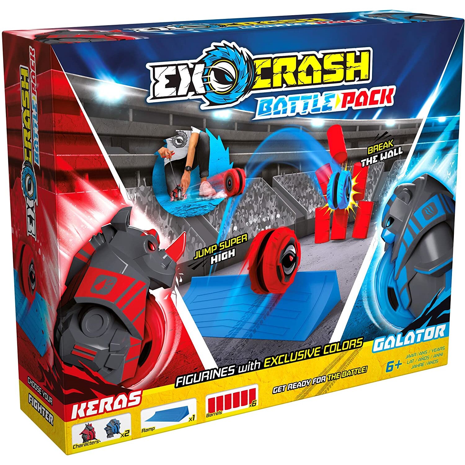 Set de colectie Exocrash Battle Pack of Goliath, albastru