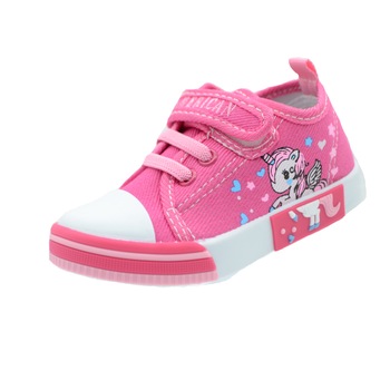 Tenisi din panza pentru fete American Club 21/21F_30, Fucsia 55075 Tenisi din panza pentru fete American Club 21/21F_30, Fucsia 55075