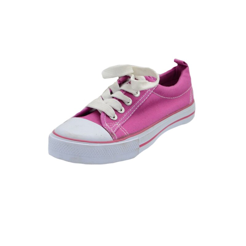 Tenisi din panza pentru fete American Club 369/14F-35, Fucsia 35 EU