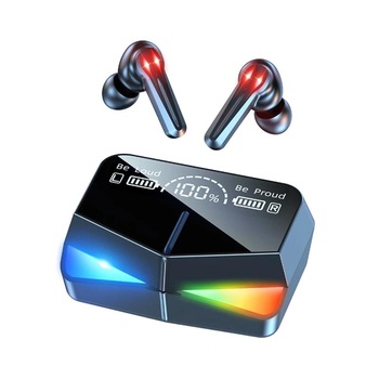 Casti Wireless Star Gaming bluetooth 5.1 cu carcasa de incarcare, Rezistente la apa, Control Touch Casti Wireless Star Gaming bluetooth 5.1 cu carcasa de incarcare, Rezistente la apa, Control Touch
