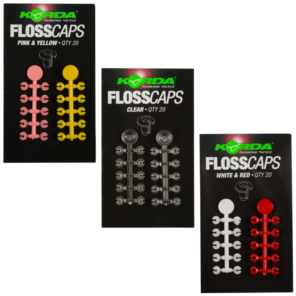 Accesorii pescuit, capace pentru conexiune, multicolor, KORDA Carp Fishing Floss