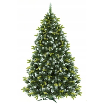 Brad de Craciun artificial ace 3D, 180 cm, aspect natural, zapada, suport din plastic inclus Brad de Craciun artificial ace 3D, 180 cm, aspect natural, zapada, suport din plastic inclus