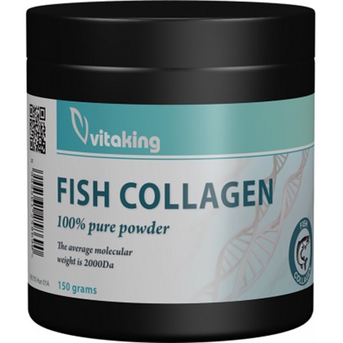 Supliment alimentar Colagen de peste 100% natural Vitaking, 150 grame
