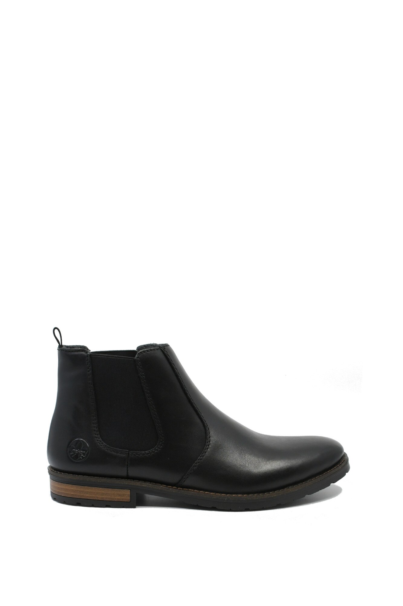 Ghete negre barbati, elegante, din piele naturala