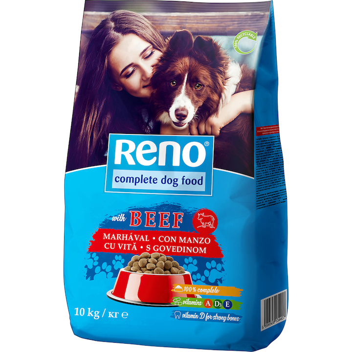 Reno, Száraz Kutyatáp marha, 10 kg