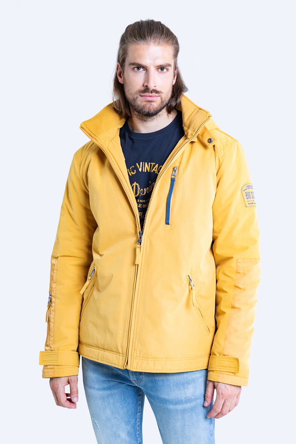 Big Star, Geaca cu gluga ascunsa Frederick, Galben