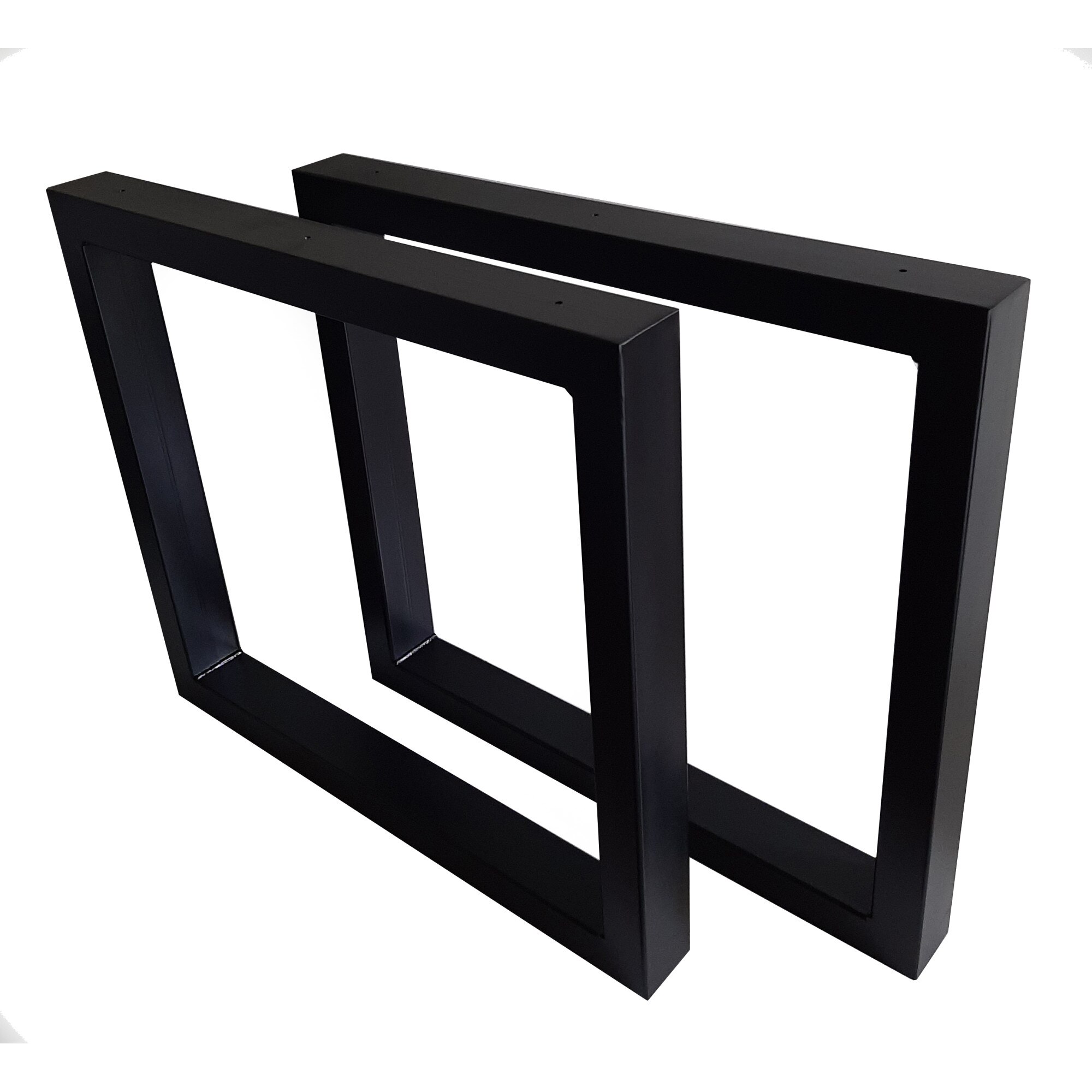 Set 2 Picioare metalice pentru masuta de cafea Loft, 2 Buc, 60x72 cm