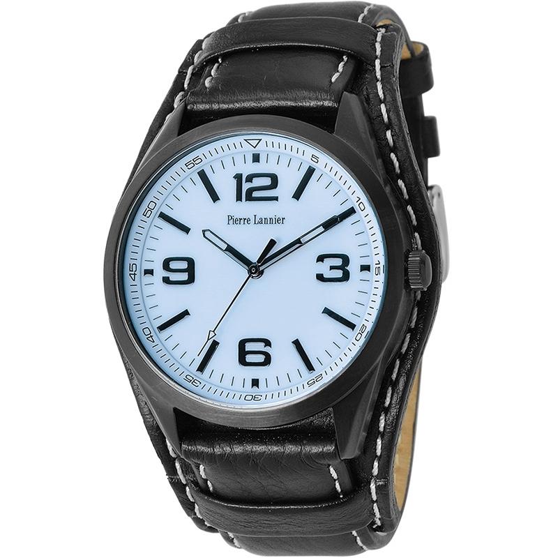 Ceas barbatesc Pierre Lannier 277C403 Quartz Negru