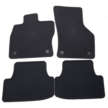 Set 4 covorase Seat Leon MY 2013, Negru Set 4 covorase Seat Leon MY 2013, Negru