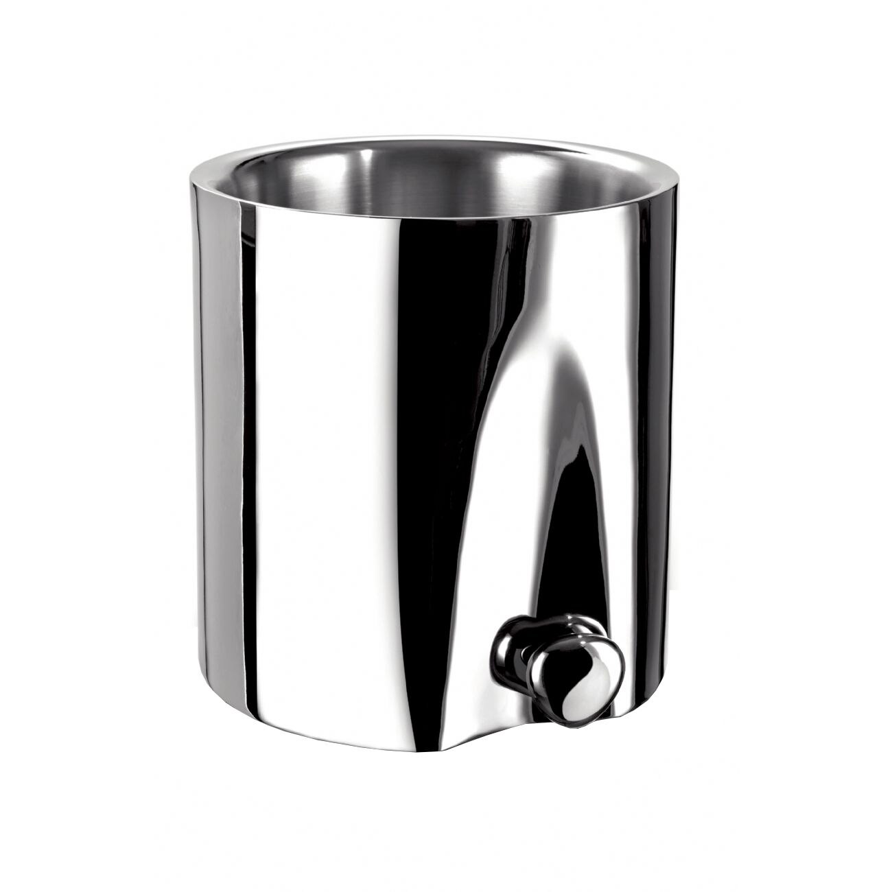 Frapiera pentru vin Casa Bugatti, Aqua, material premium, pereti dubli din otel inoxidabil, izolare termica, 21x 22 cm, argintiu