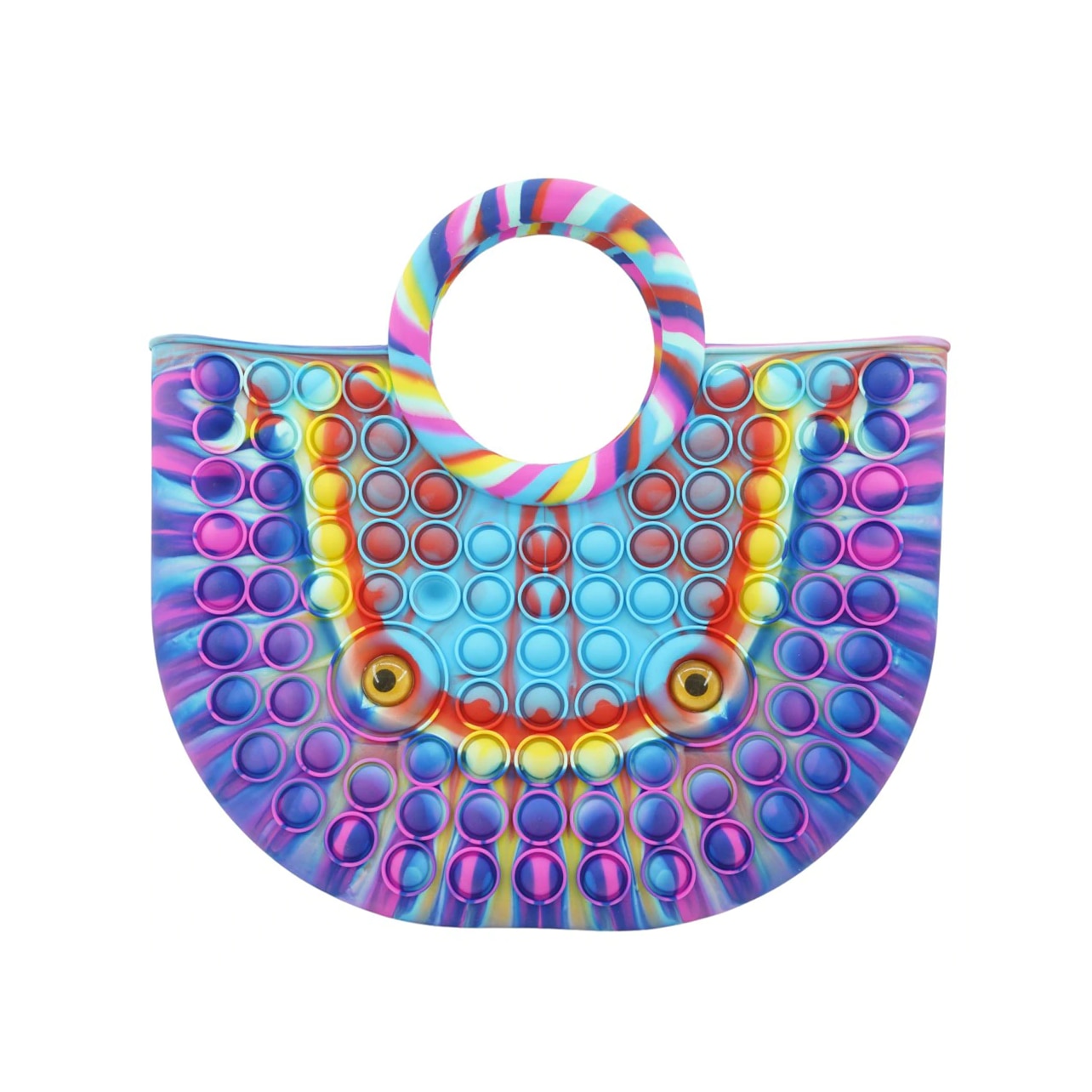 Jucarie Geanta de mana Pop It, Antistres , Multicolora