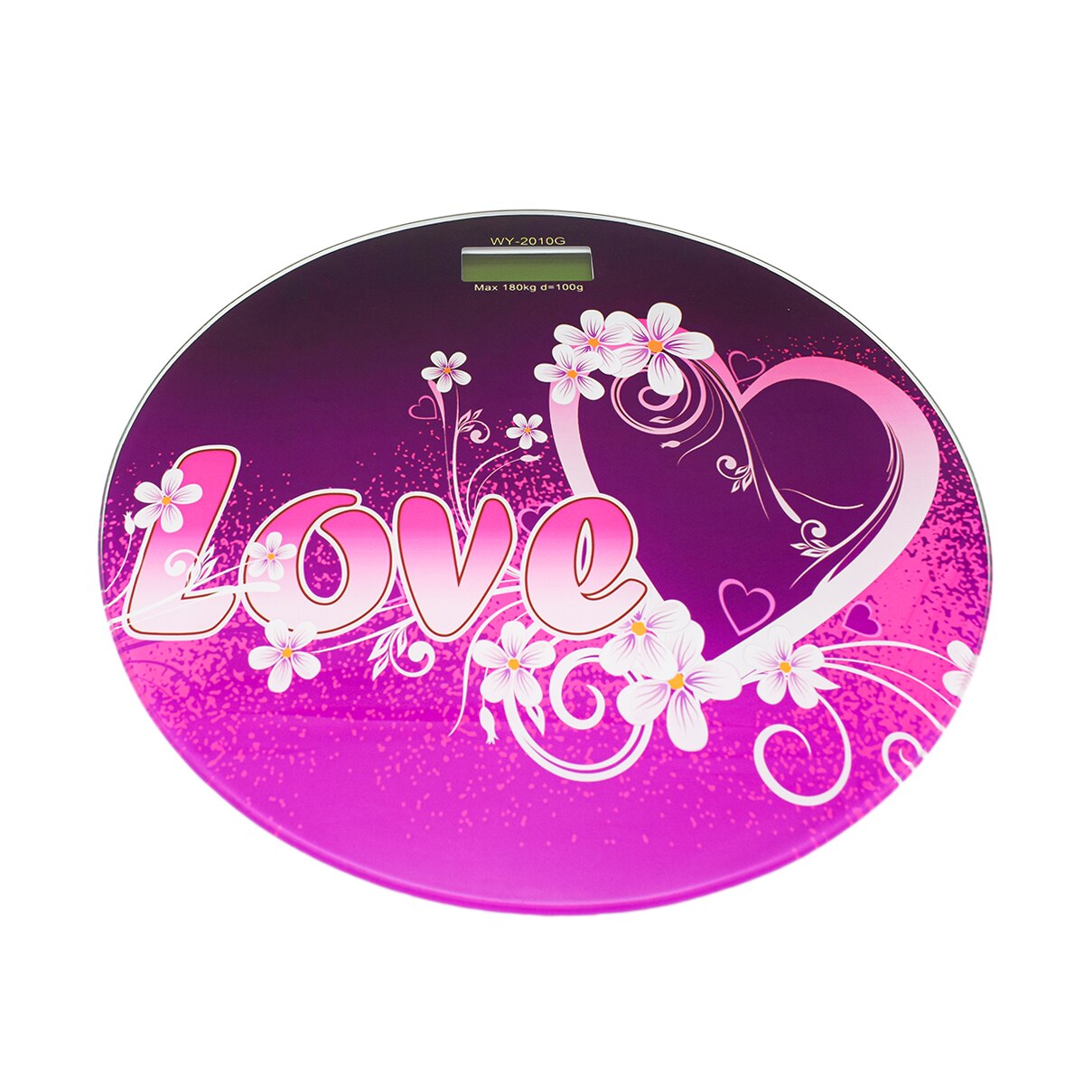 Cantar de baie, D553, capacitate maxima 180kg, Auto ON/OFF, suprafata de sticla, violet