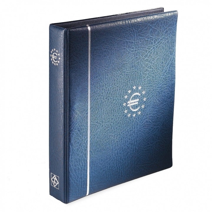 Album pentru monede euro, culoare albastru format Optima cod 336883