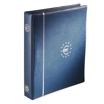 Album pentru monede euro, culoare albastru format Optima cod 336883 Album pentru monede euro, culoare albastru format Optima cod 336883