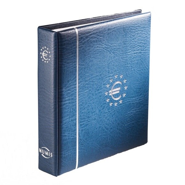 Album Leuchtturm pentru monede euro ,culoare albastru,format Numis, 7 coli cod 329334