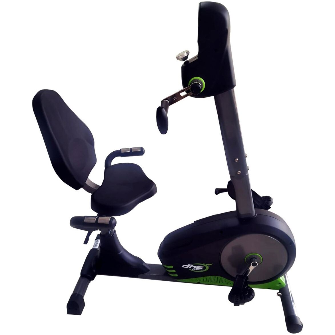 Bicicleta fitness orizontala duala, DHS 8508R, volanta 5 kg, greutate maxima utilizator 120 kg