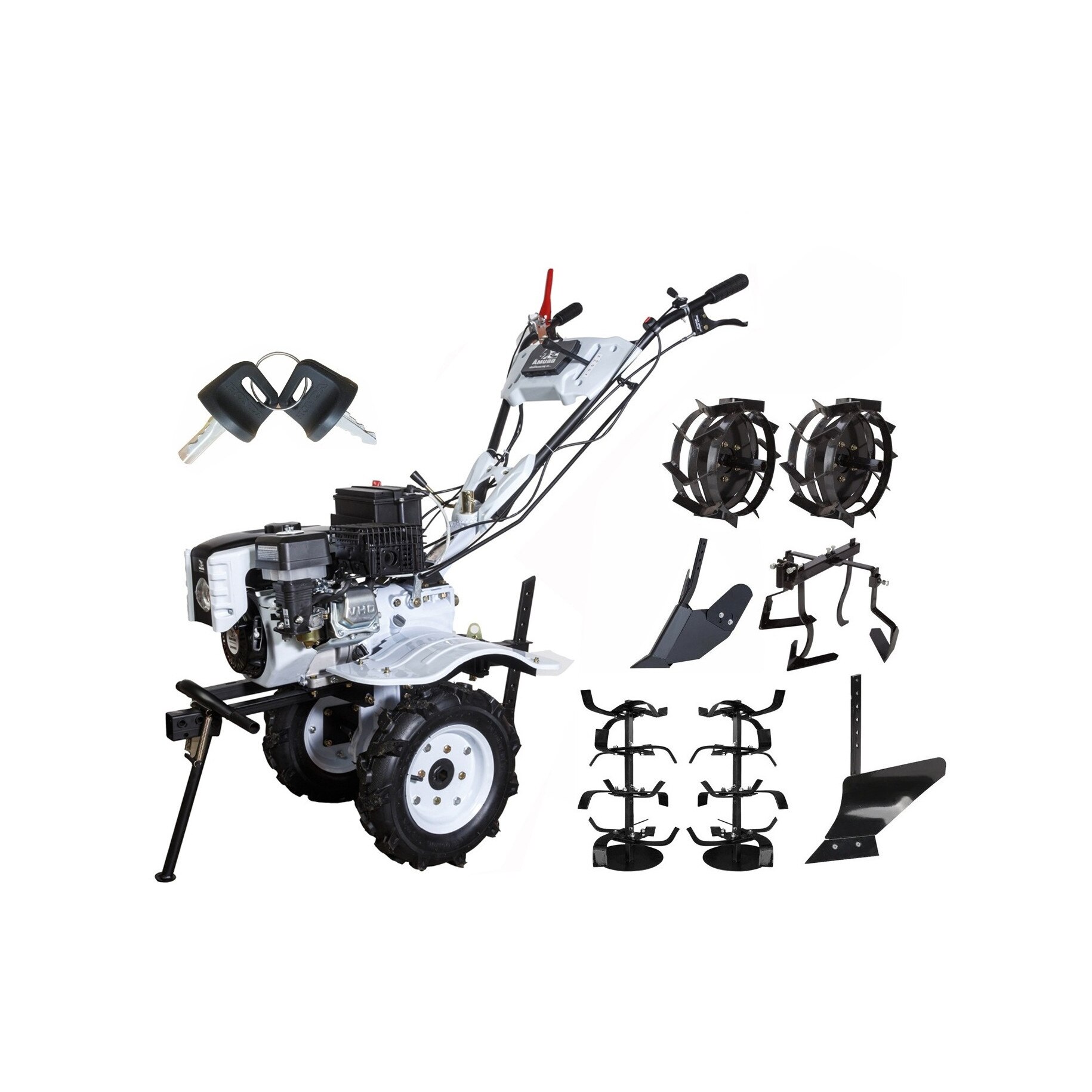 Motocultor Bruma 7CP BR900E Pornire Electrica ACC2