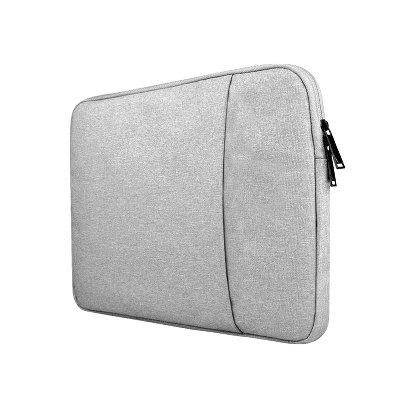 Husa Edman pentru laptop/macbook cu interior catifelat, 13" inch, 35x25x2.5cm, gri