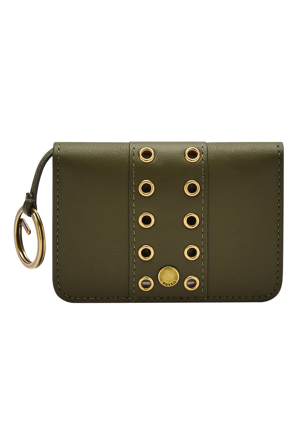 Fossil, Portofel de piele Valerie, Kaki