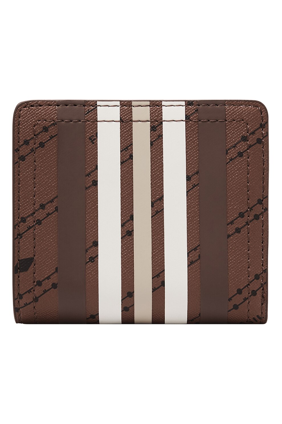 Fossil, Portofel pliabil din piele ecologica, Maro