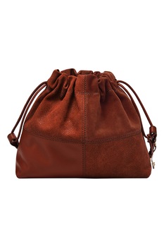 Fossil, Geanta de piele cu bareta de umar Gigi, Scortisoara Fossil, Geanta de piele cu bareta de umar Gigi, Scortisoara