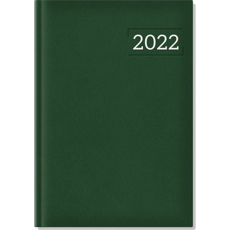 Agenda Artilux A5 datata hartie ivory coperta verde