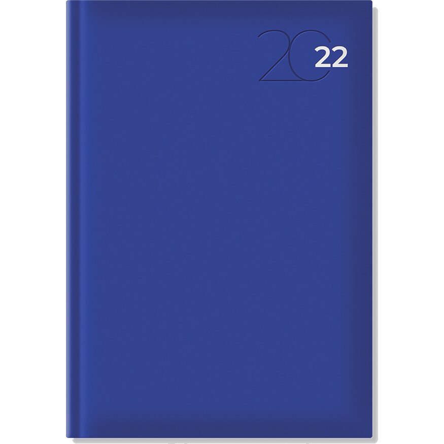Agenda Artibest A5 datata hartie offset alb coperta albastru