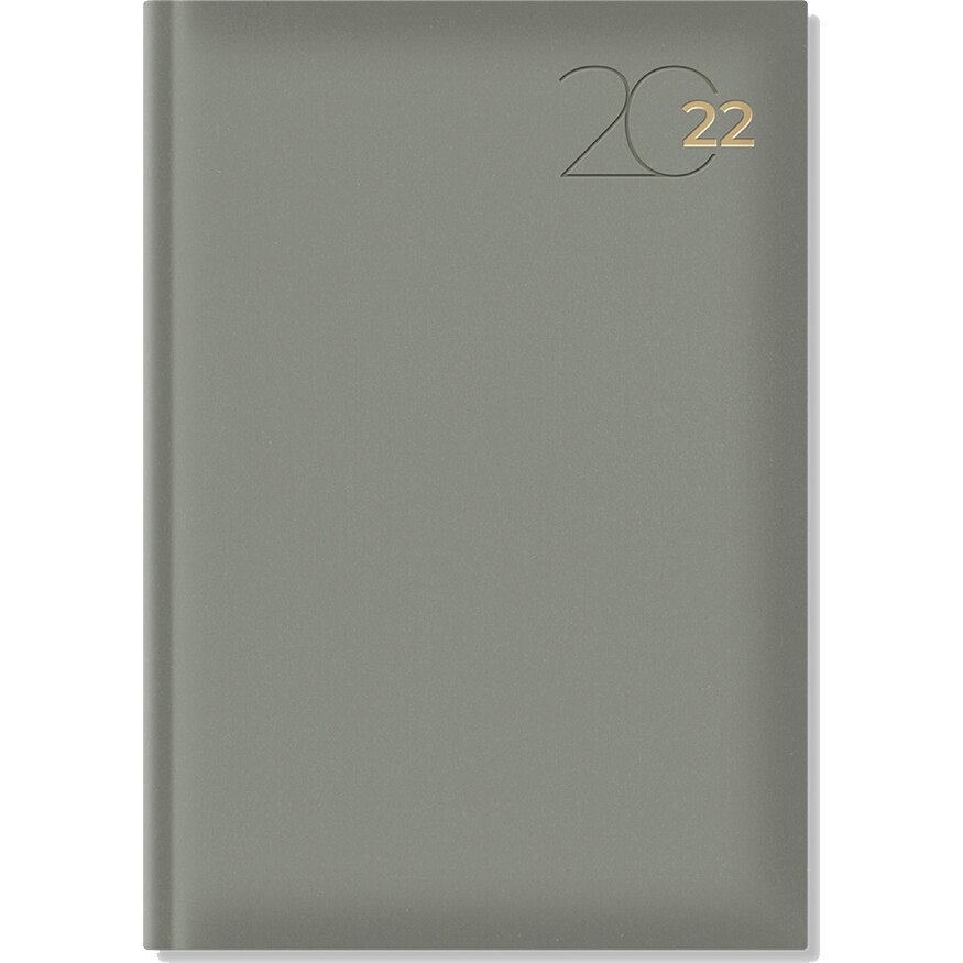 Agenda Artibest A5 datata hartie offset alb cop gri deschis