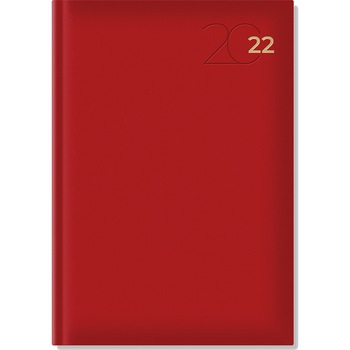 Agenda Artibest A5 datata hartie offset alb coperta rosu Agenda Artibest A5 datata hartie offset alb coperta rosu