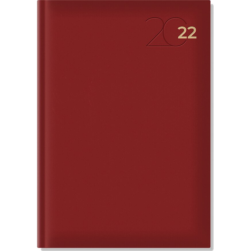 Agenda Artibest A5 datata hartie offset alb coperta bordeaux