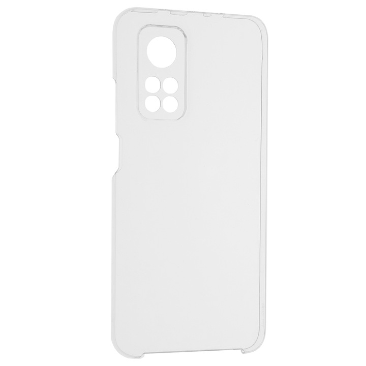 tok Xiaomi Mi 10T / Mi 10T Pro , Előlap és hátlap, 360 fokos védelem, átlátszó