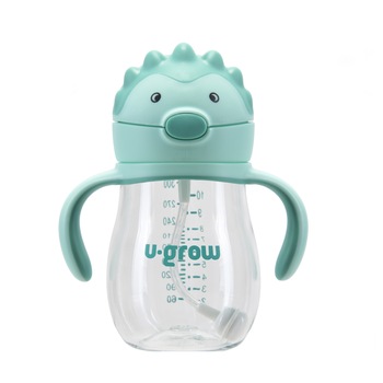 Cana cu pai si manere U-Grow Tritan, 330 ml Cana cu pai si manere U-Grow Tritan, 330 ml